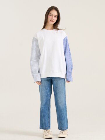 디알로고 스웻셔츠 - 화이트