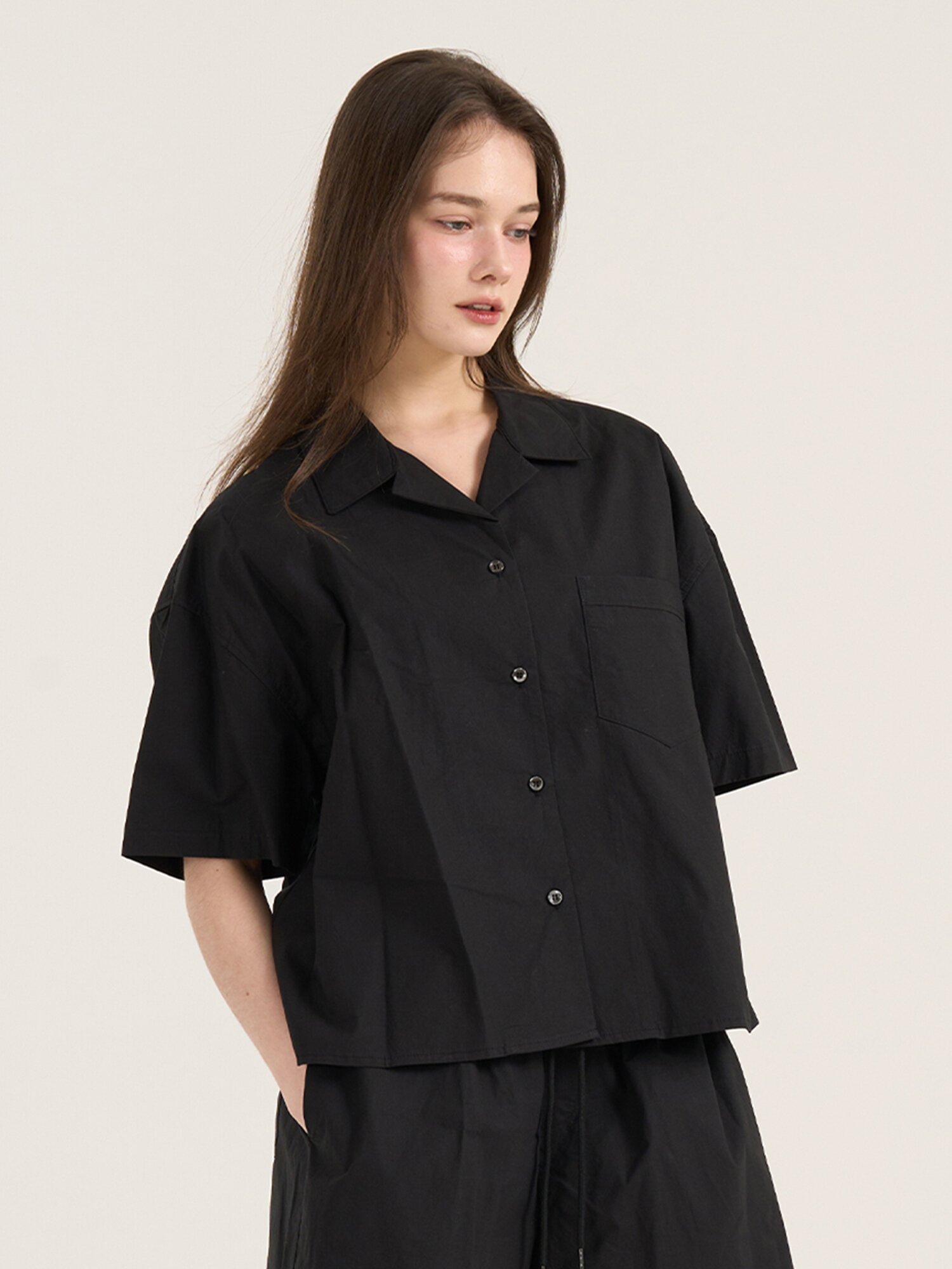 Nreo Short-Sleeved Shirt - Black
