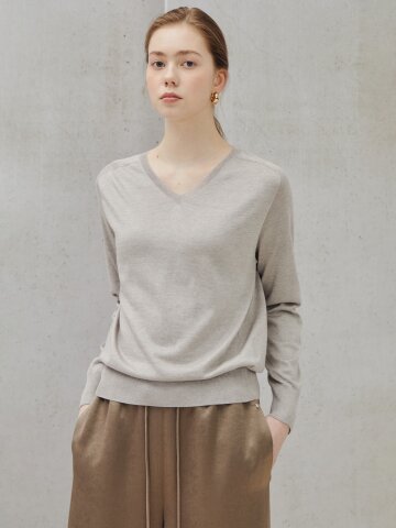 컴포트 베이식 니트 풀오버 