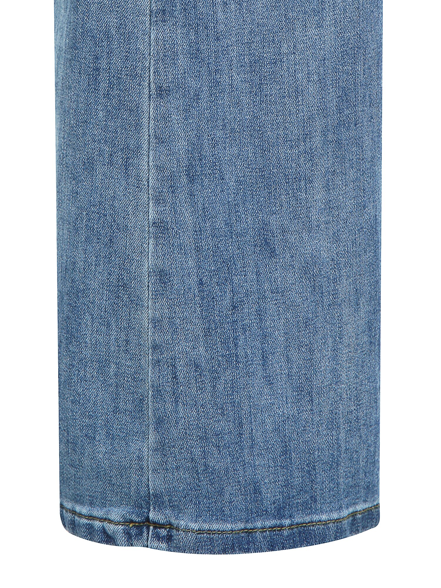 포켓 포인트 부츠컷 데님 팬츠 (BLUE)