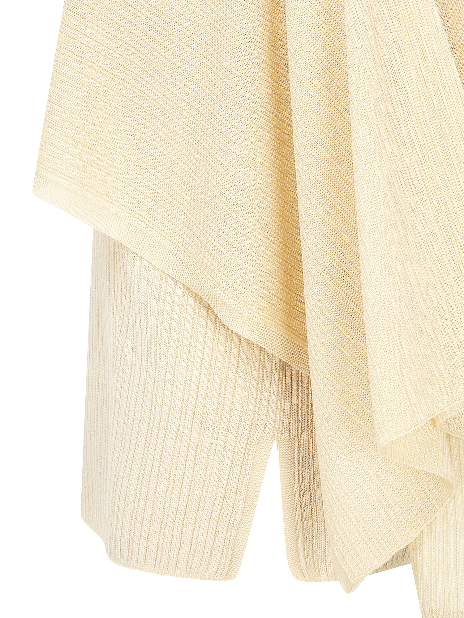 하이넥 풀오버 니트 +케이프 세트 (LIGHT BEIGE)