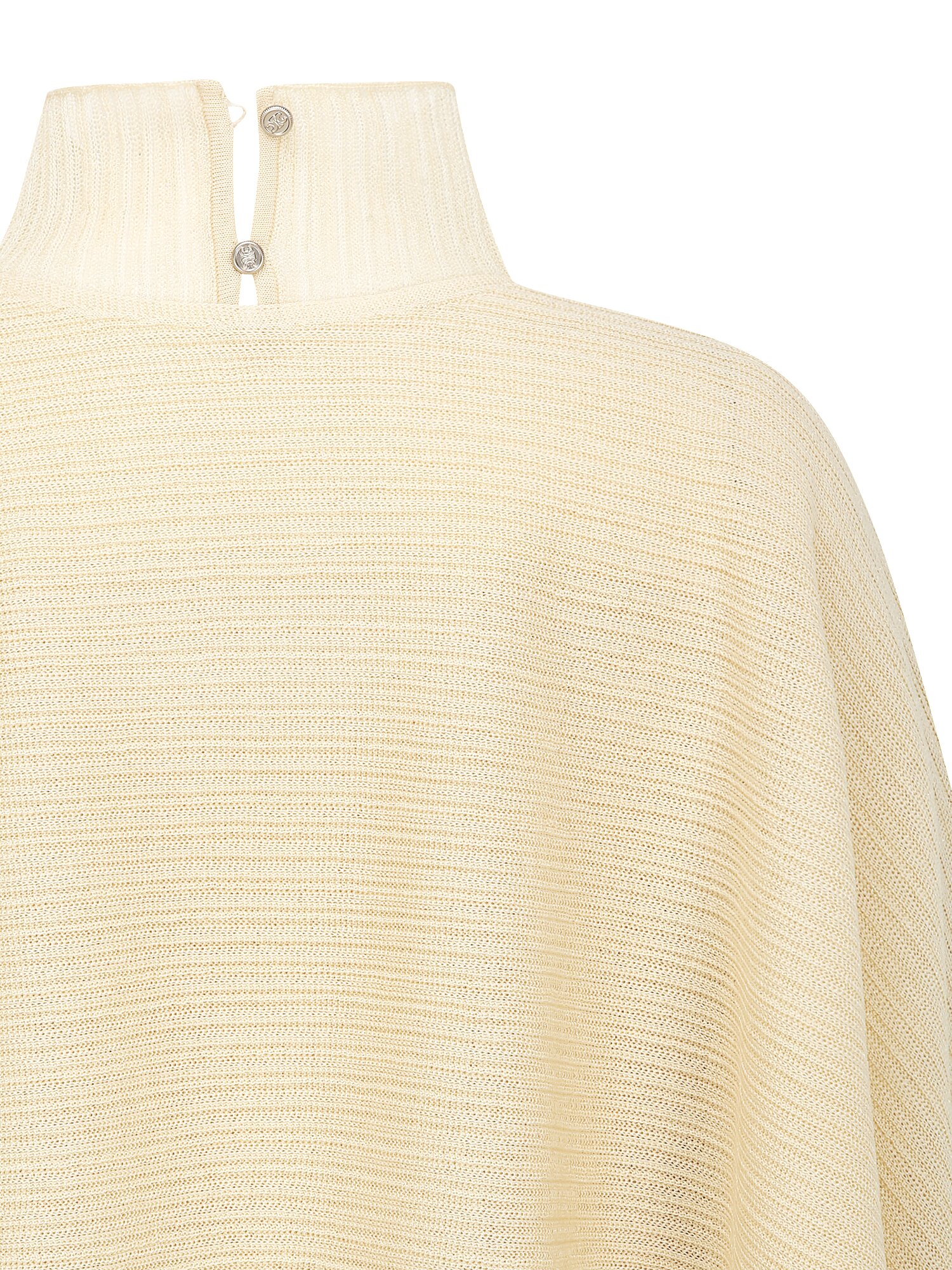 하이넥 풀오버 니트 +케이프 세트 (LIGHT BEIGE)