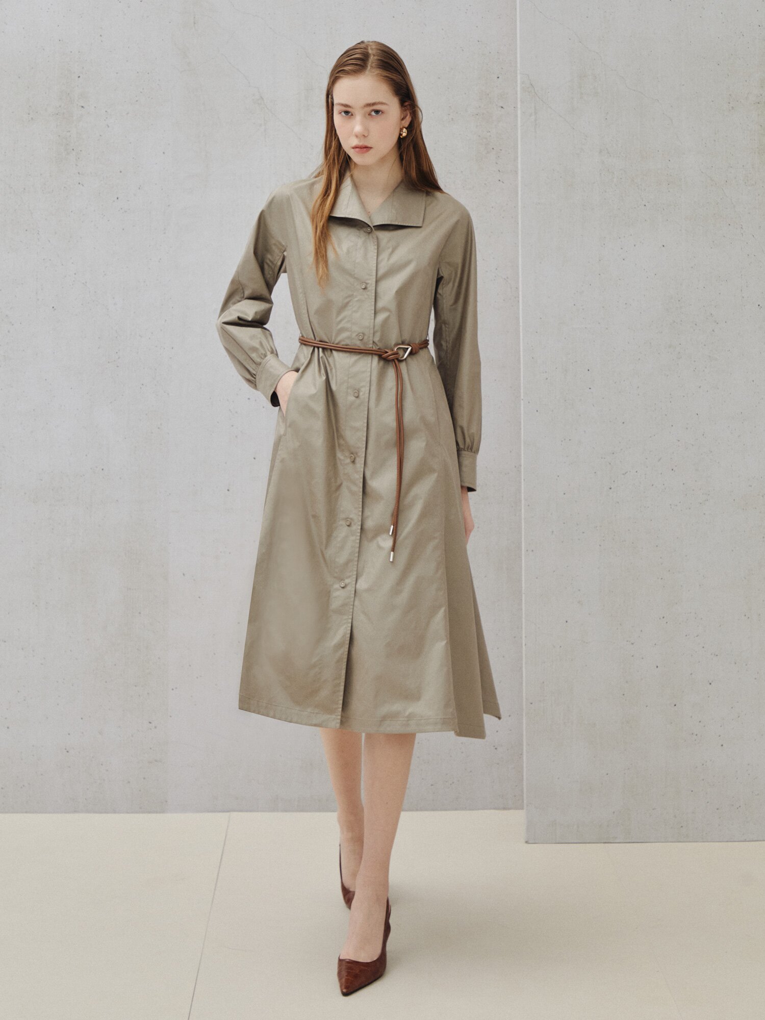 유틸리티 벨트 세트 원피스 (BEIGE)