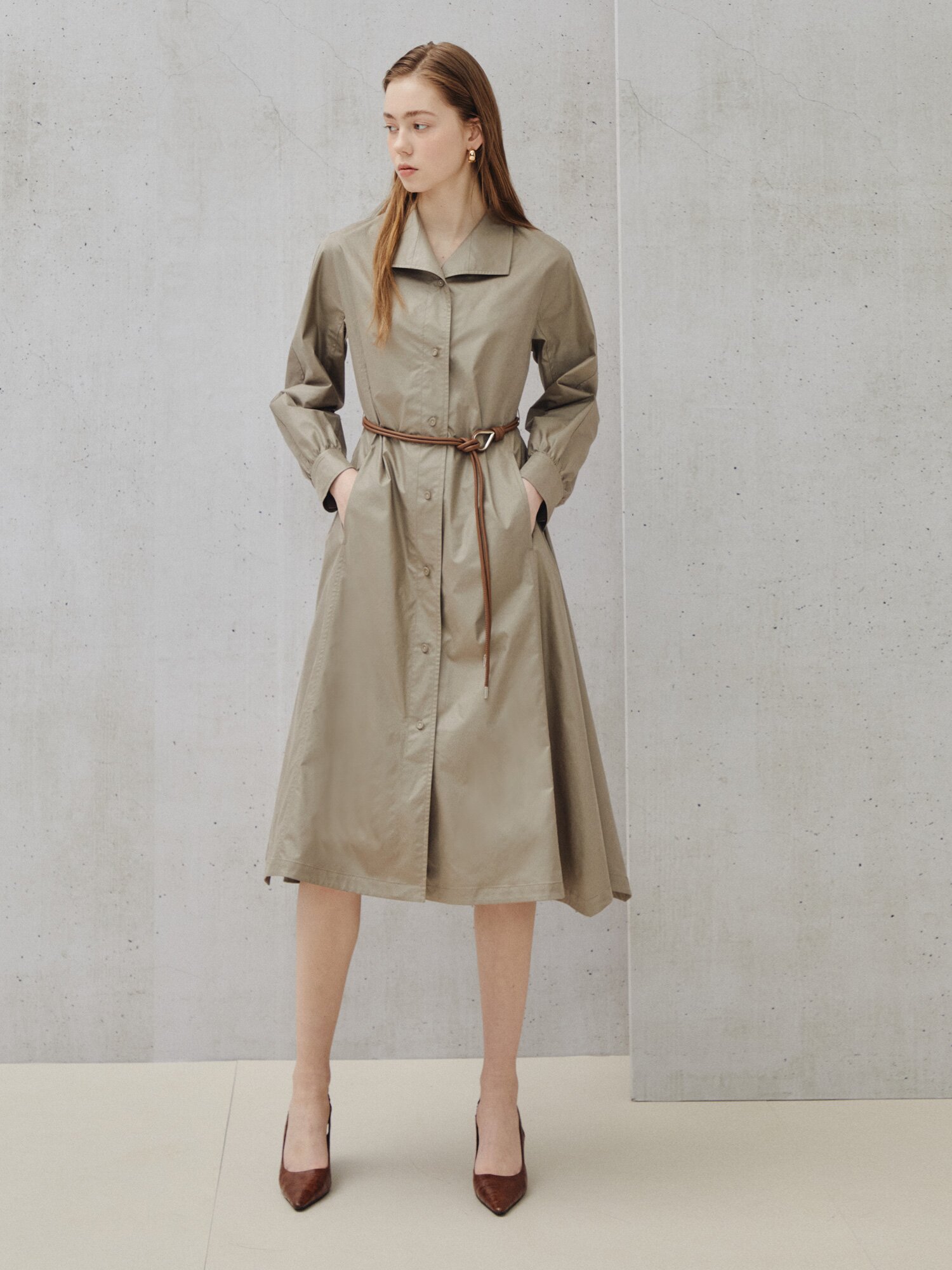 유틸리티 벨트 세트 원피스 (BEIGE)