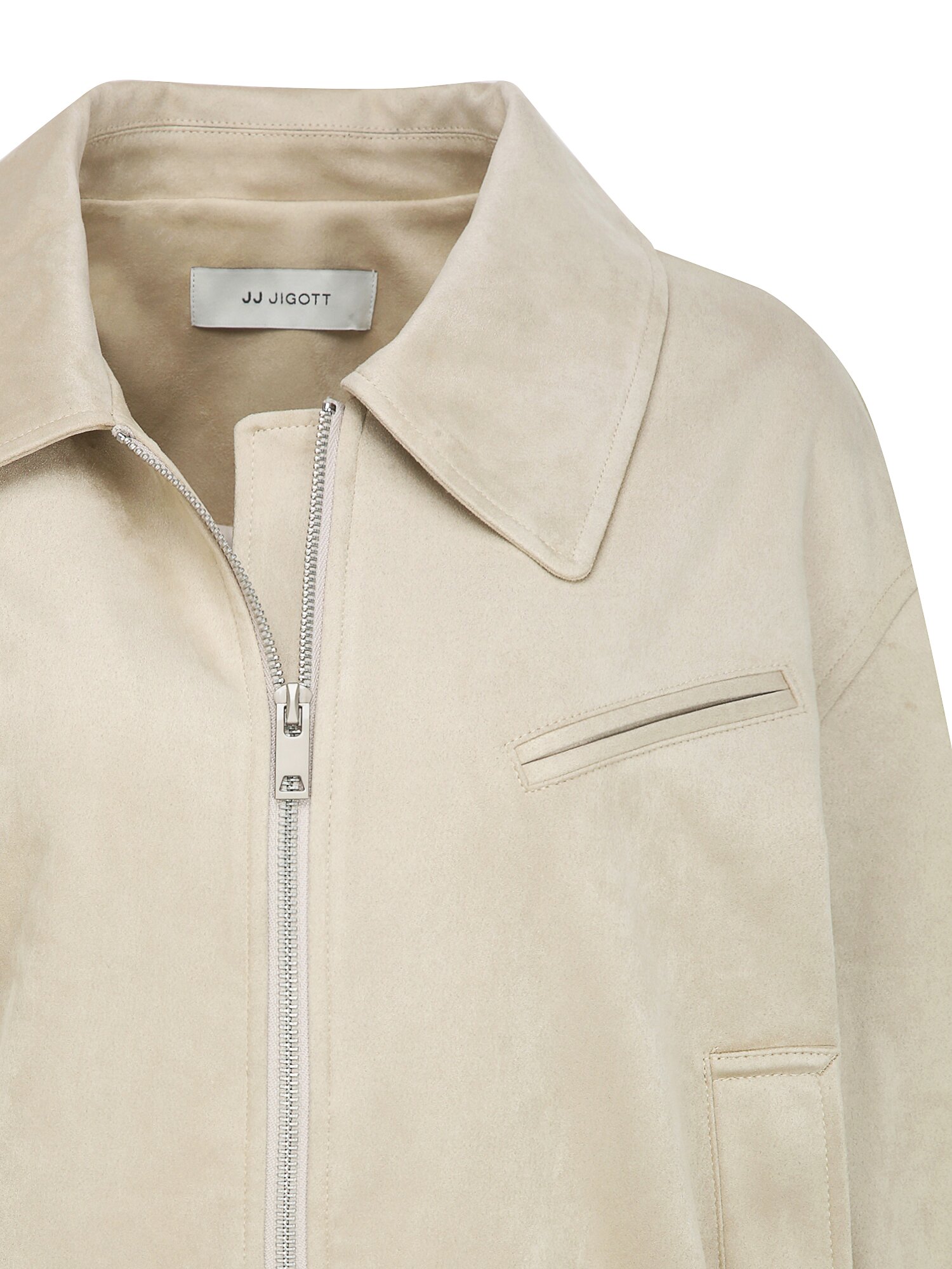 칼라 집업 블루종 점퍼 (BEIGE)