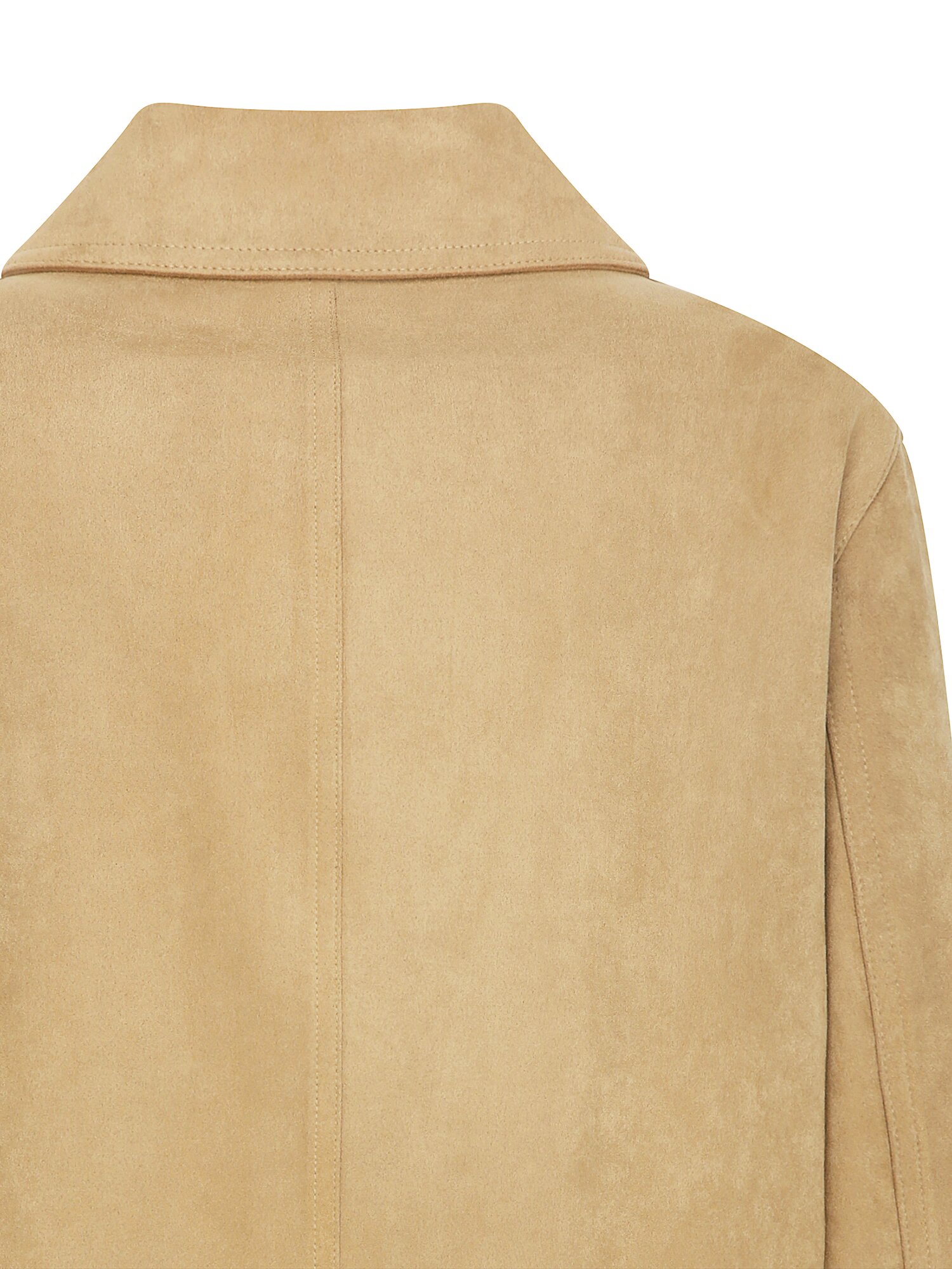 스웨이드 칼라 셔츠 재킷 (BEIGE)