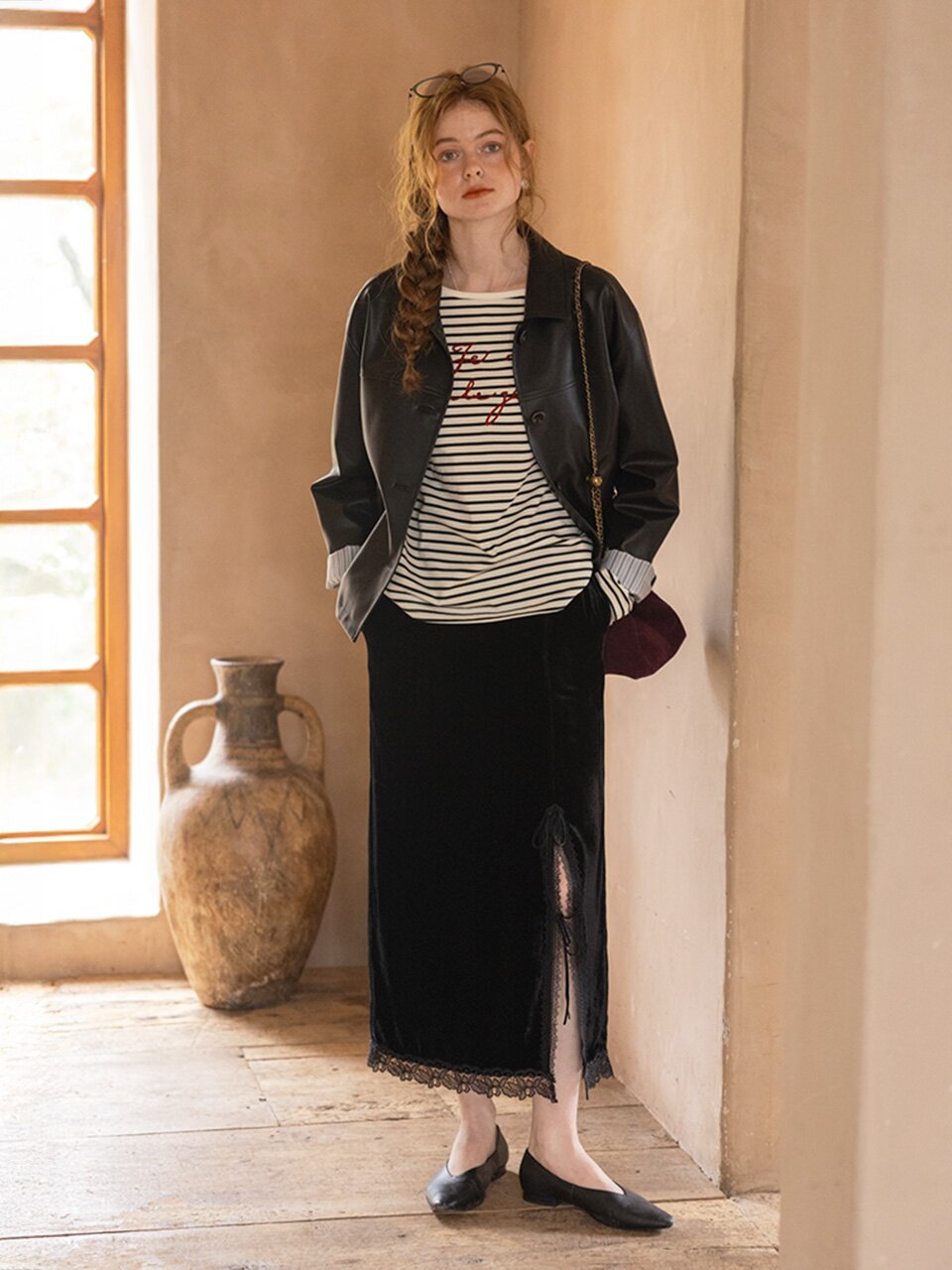 DA_Lace patchwork skirt