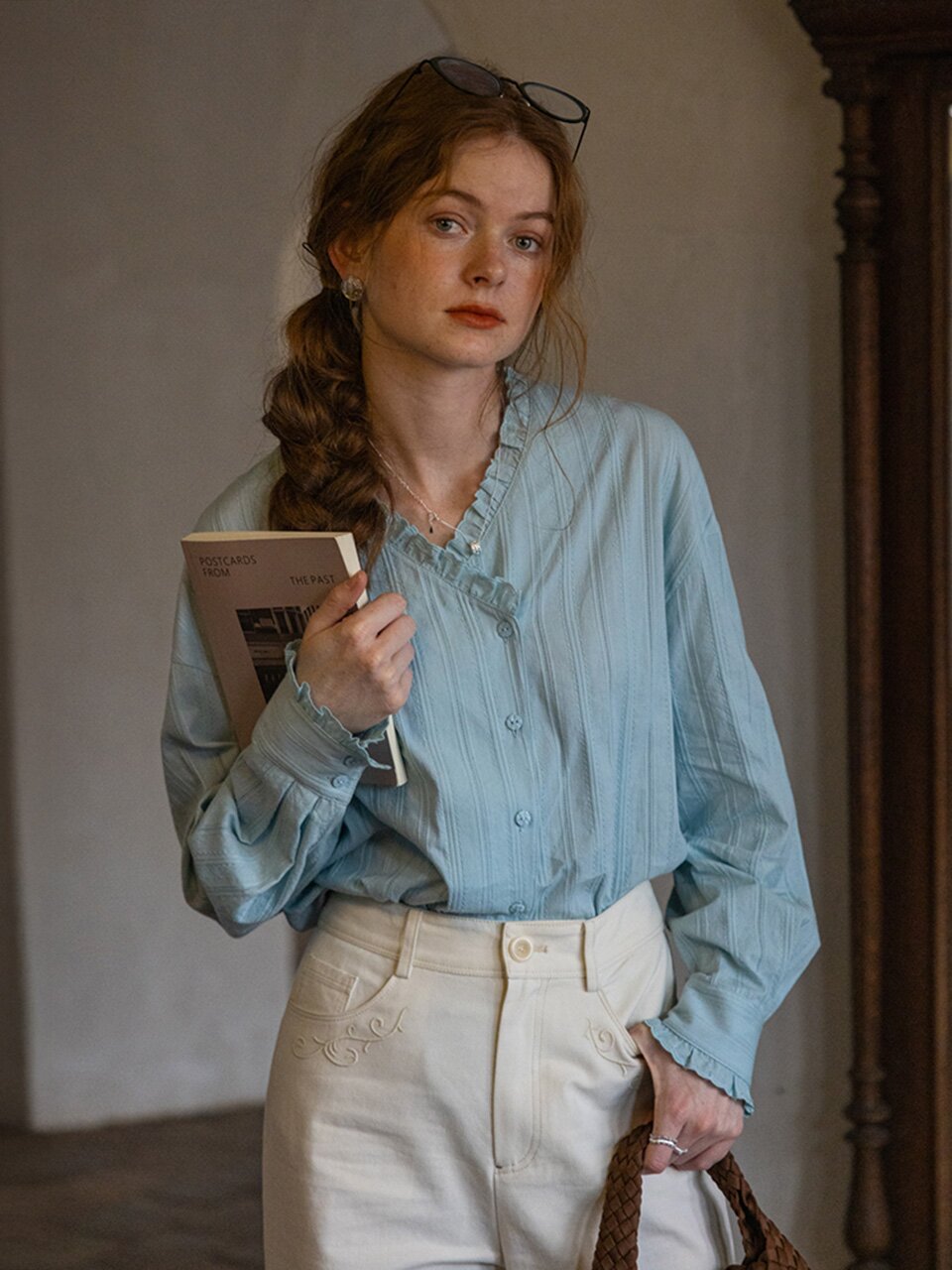 DA_Placket design blouse_2color