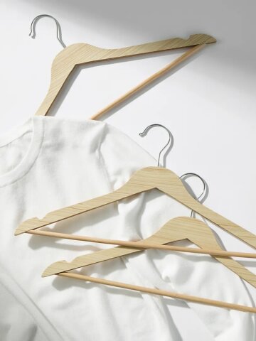 한샘 우드 원목옷걸이 20P세트