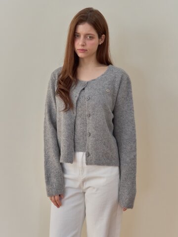 [메종르하르] 썸띵 니트 SET (가디건+슬리브리스) 3color
