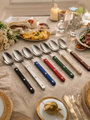 바겐슈타이거 스텐 304 셀레스트 벨루어 커트러리 스푼 시리즈