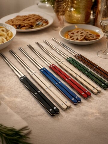 바겐슈타이거 스텐 304 셀레스트 벨루어 커트러리 찹스틱 시리즈