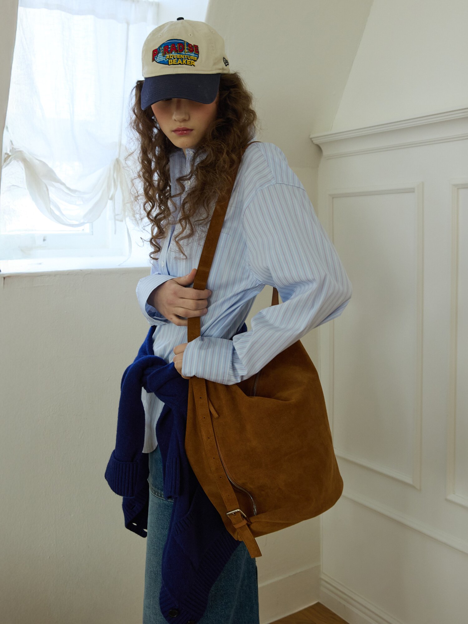 Boy fit stripe shirts Blue