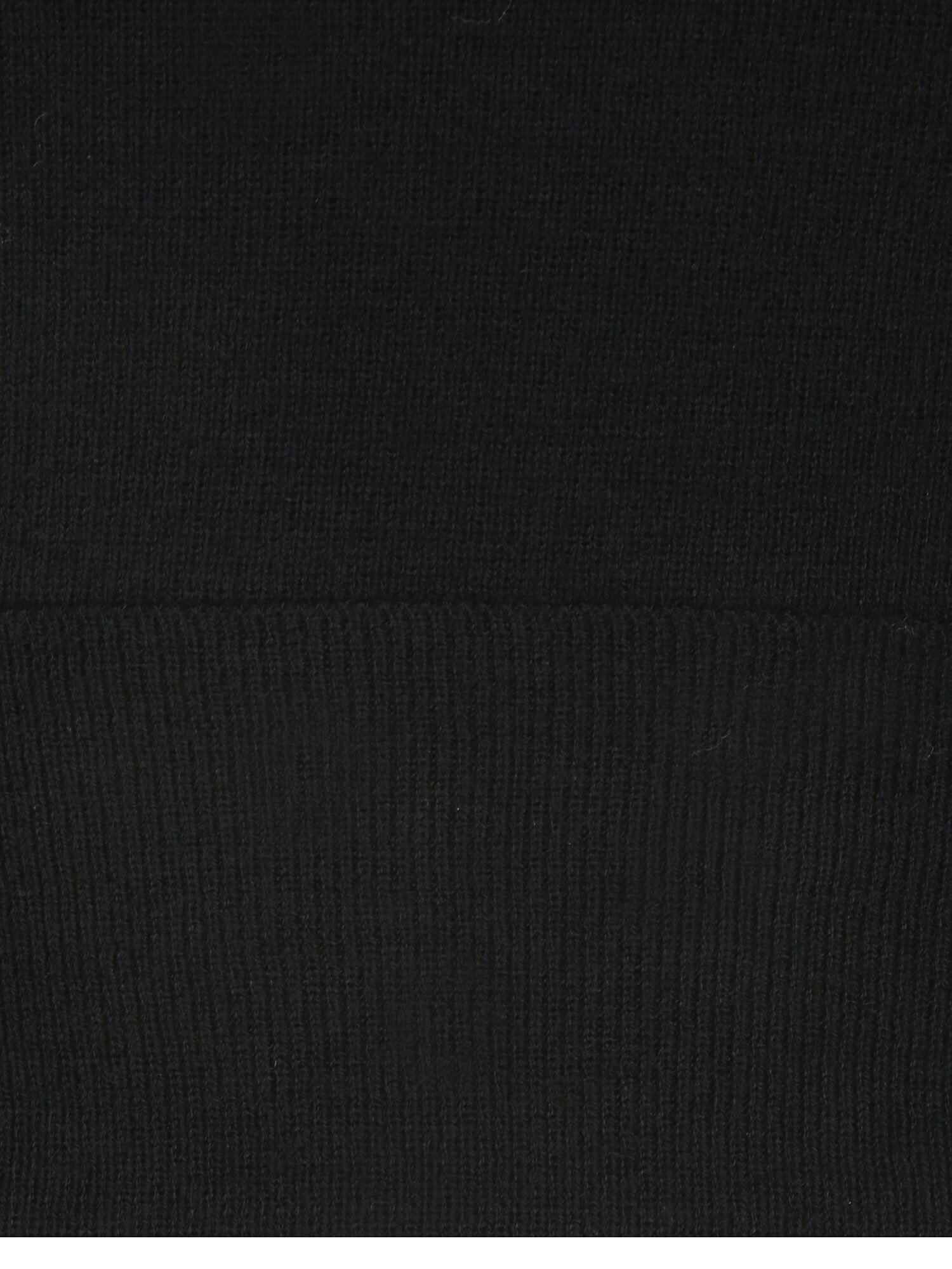 캡 슬리브 라운드넥 풀오버 니트 (BLACK)