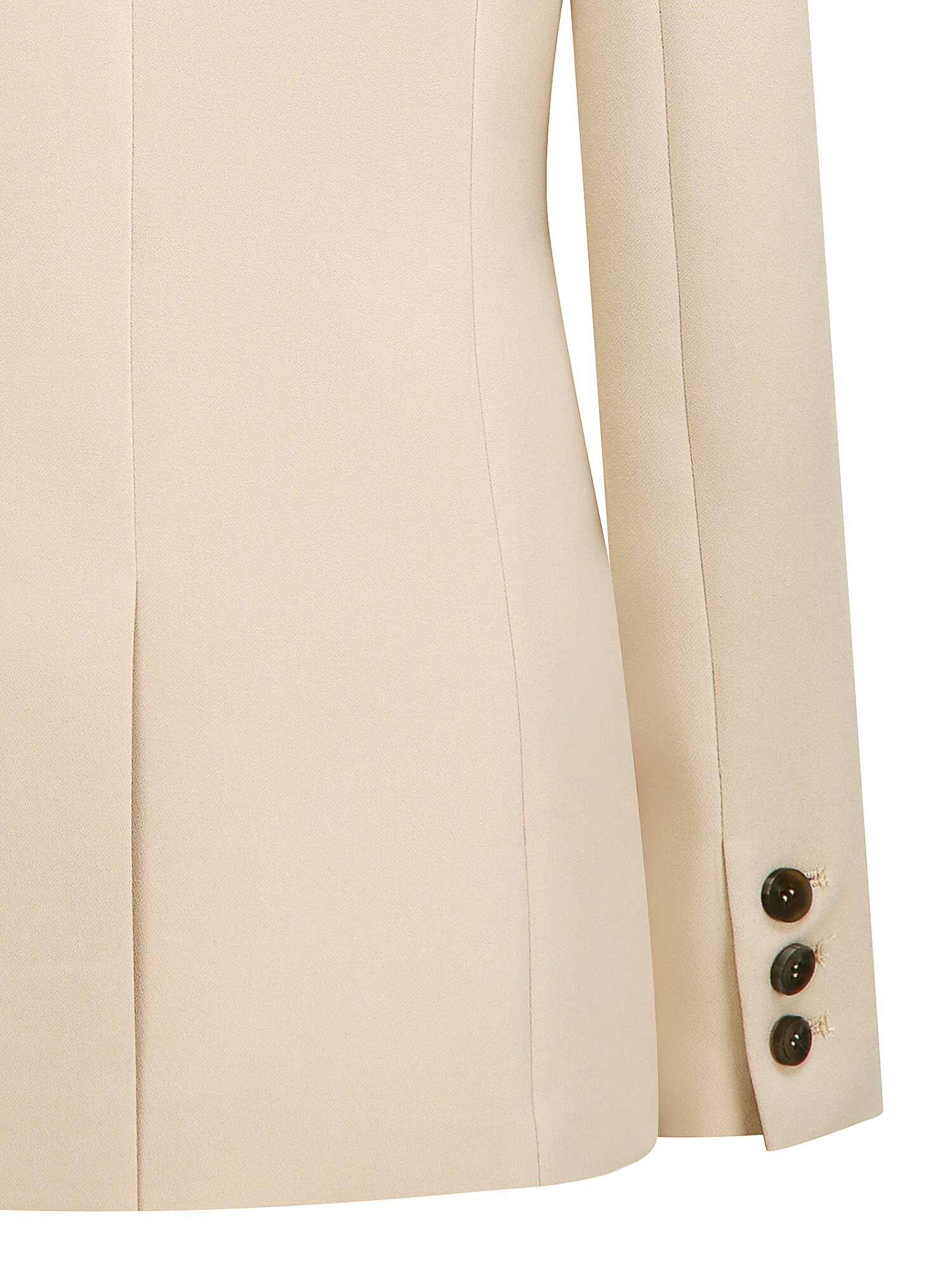 슬림핏 테일러드 투버튼 재킷 (BEIGE)