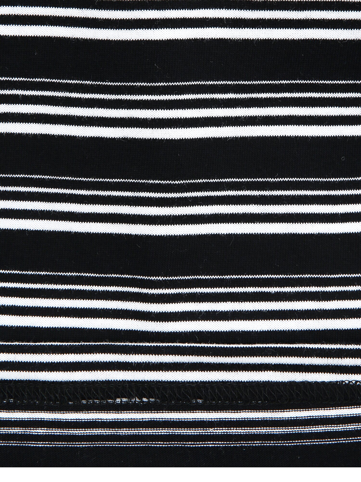 스트라이프 배색 칼라 티셔츠 (STRIPE BLACK)