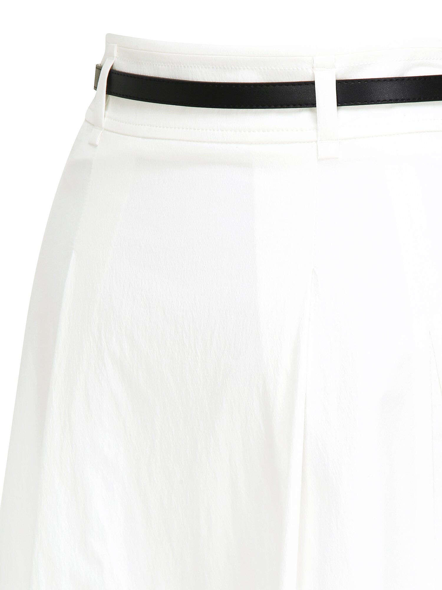 벨티드 원턱 플레어 스커트 (IVORY)