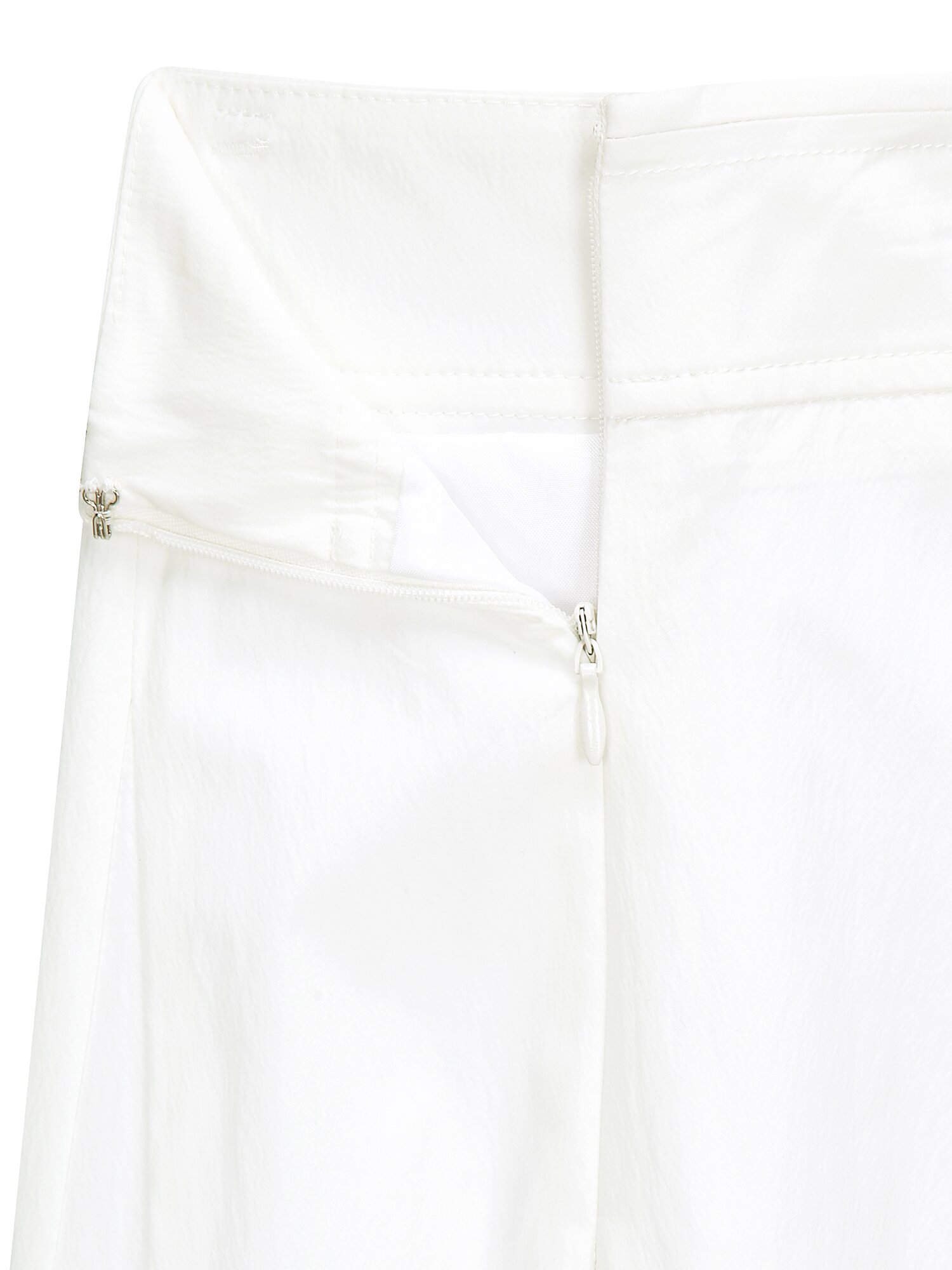 벨티드 원턱 플레어 스커트 (IVORY)