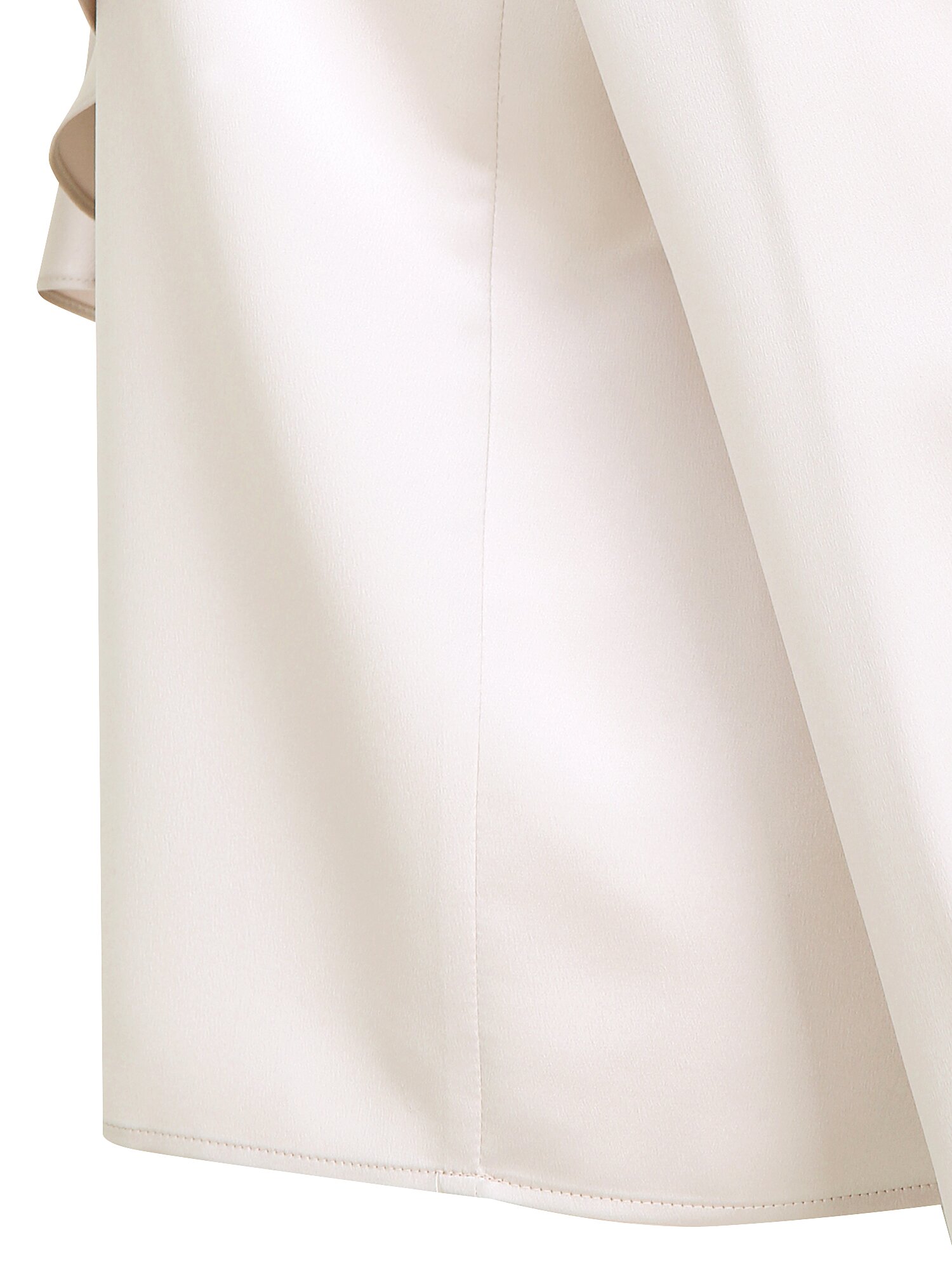 새틴 머플러 카울넥 블라우스 (LIGHT PINK)