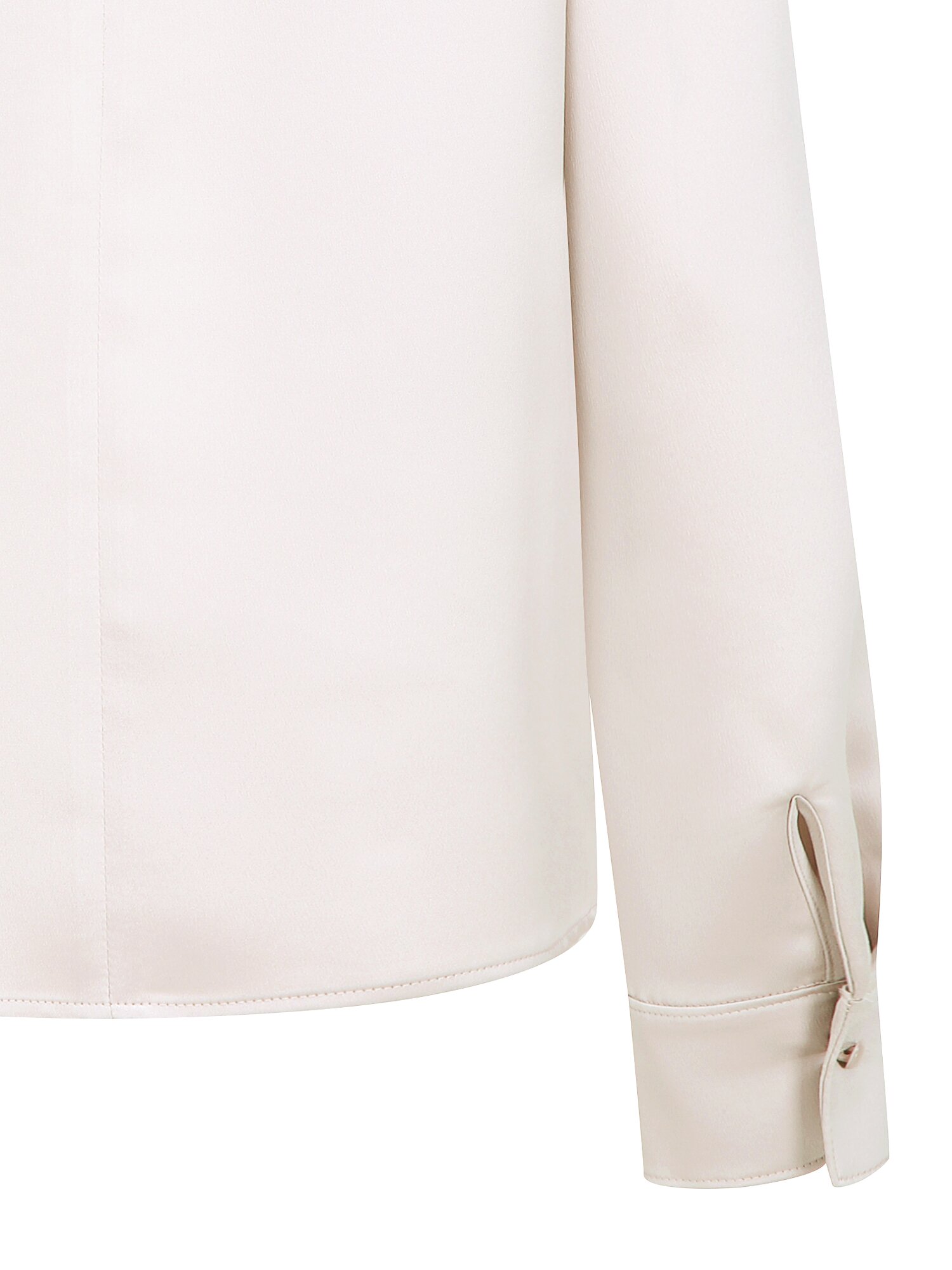 새틴 머플러 카울넥 블라우스 (LIGHT PINK)