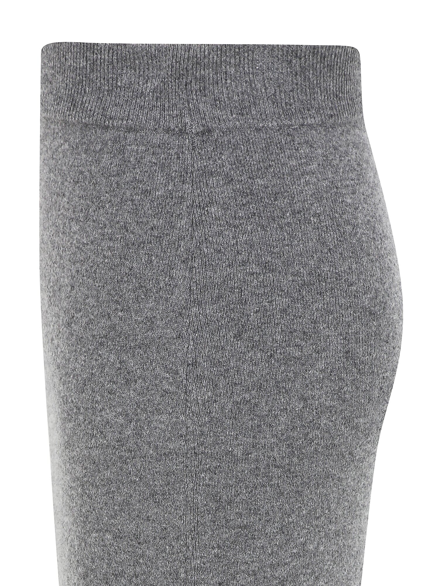 울 프린지 밴딩 니트 스커트 (GREY)