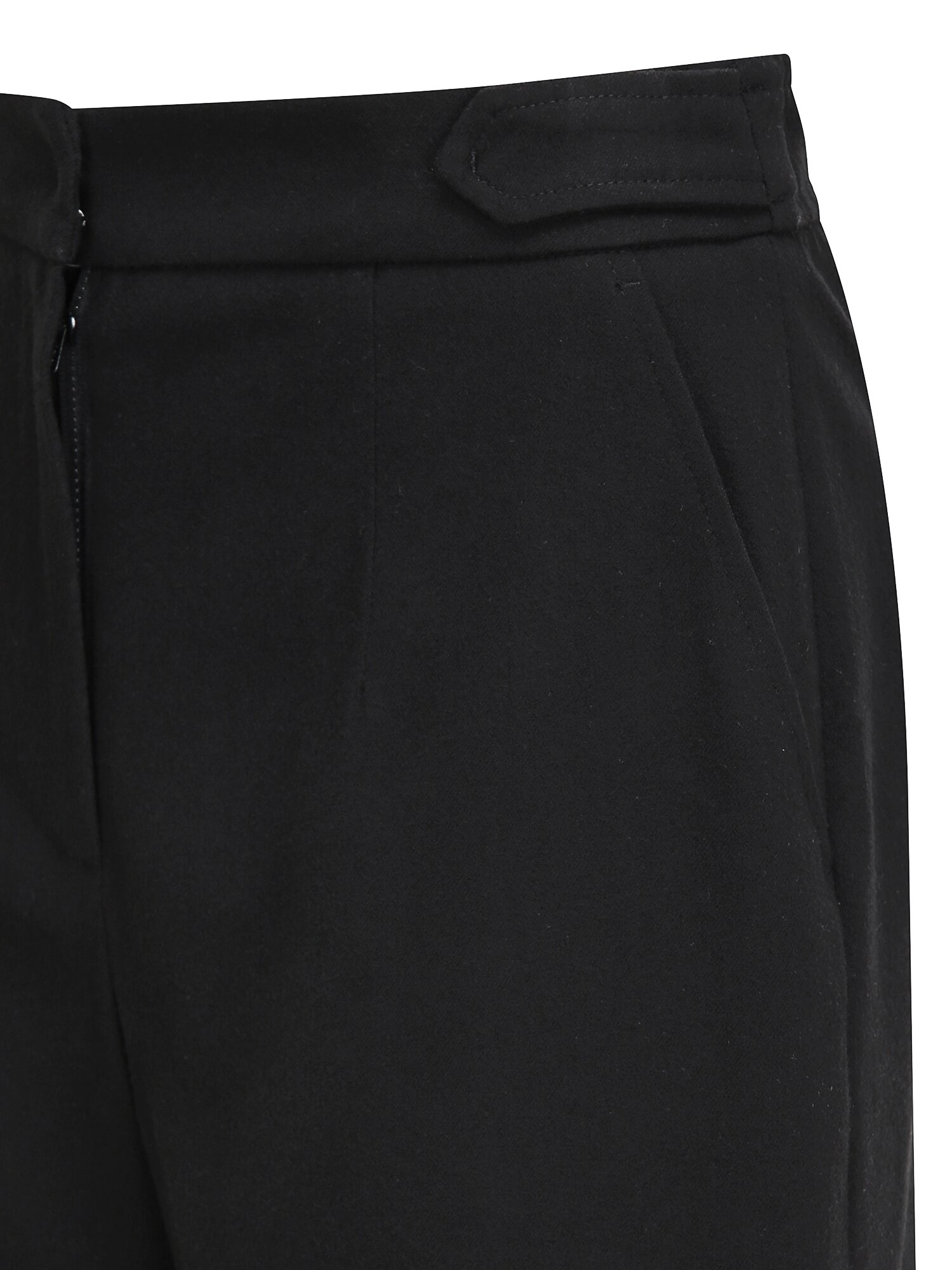 백 밴딩 와이드 일자핏 팬츠 (BLACK)