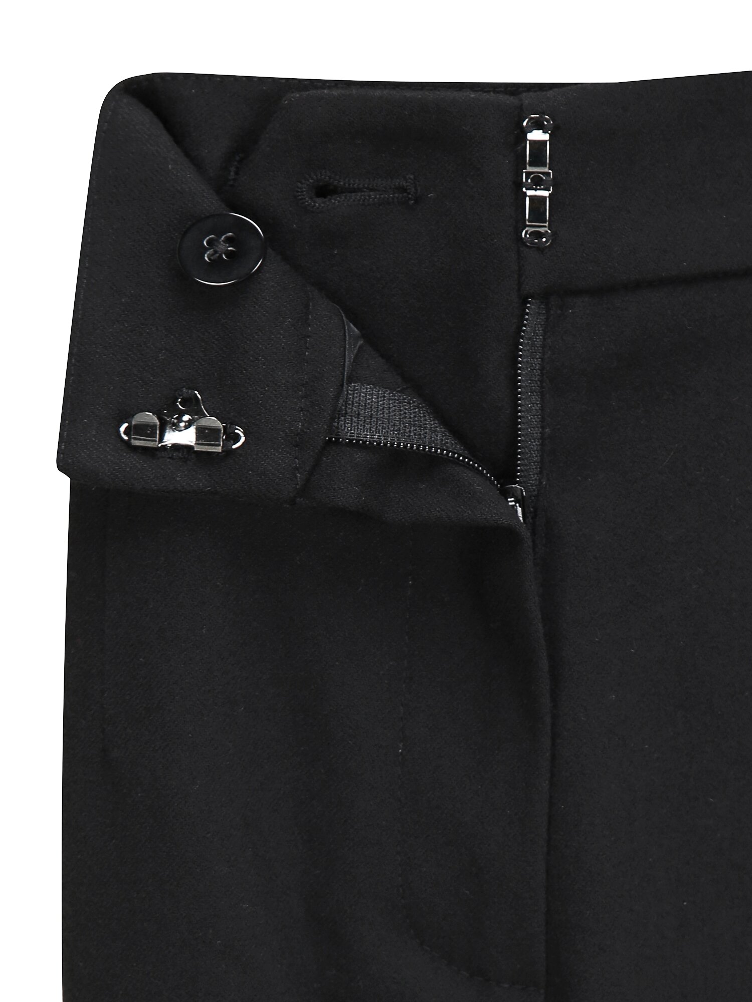 백 밴딩 와이드 일자핏 팬츠 (BLACK)
