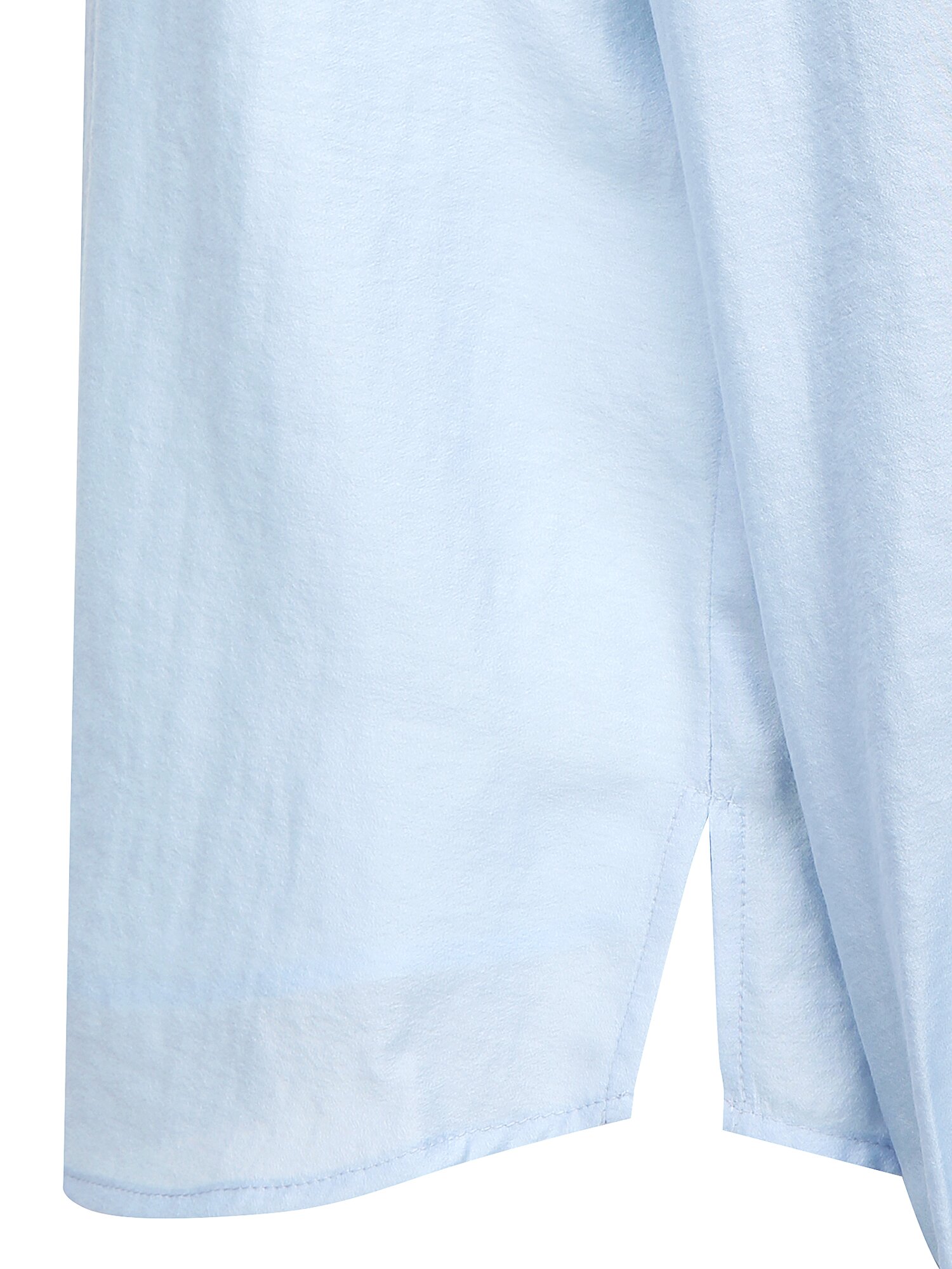 루즈핏 시어 타이넥 블라우스 (LIGHT BLUE)