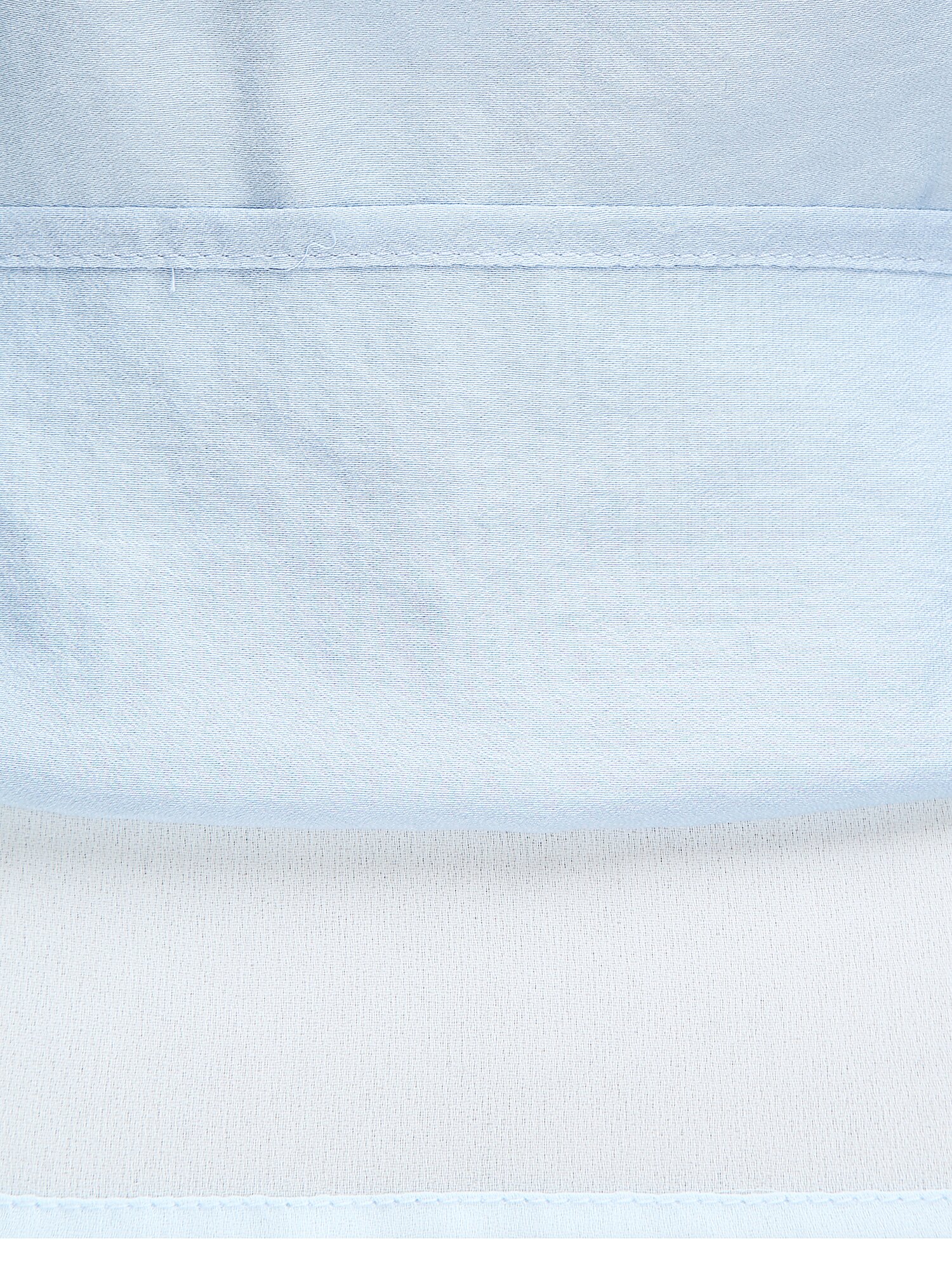 루즈핏 시어 타이넥 블라우스 (LIGHT BLUE)