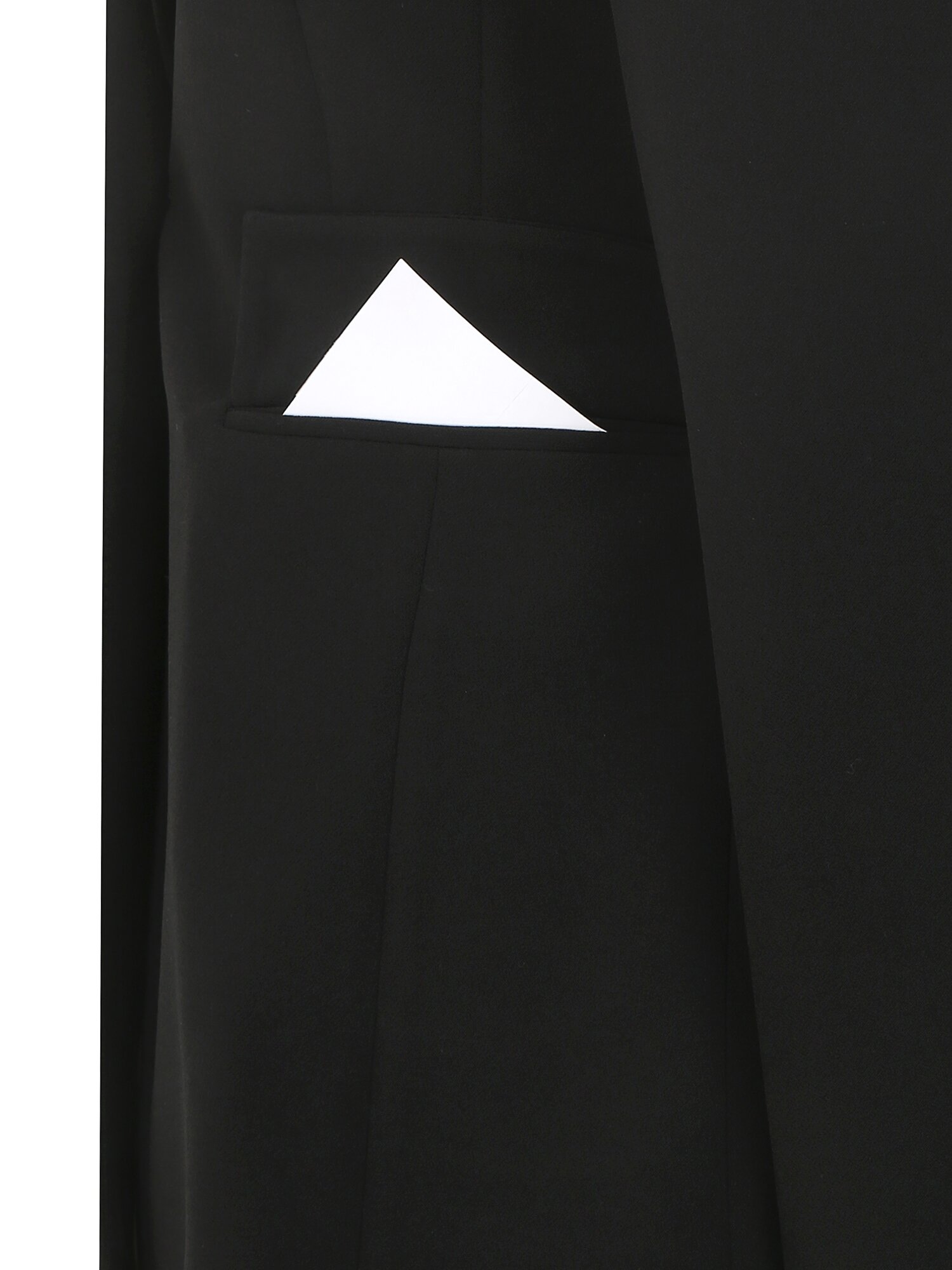 슬림핏 테일러드 원버튼 재킷 (BLACK)