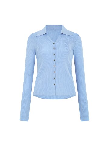 슬림핏 울 브이 칼라 가디건 