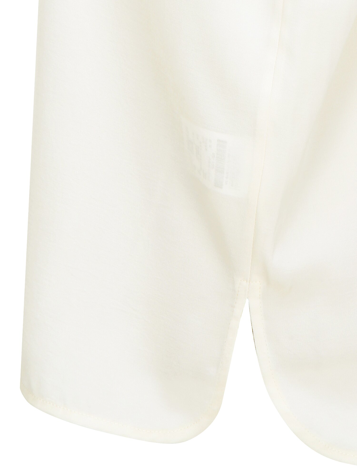 캡 슬리브 라운드넥 블라우스 (IVORY)