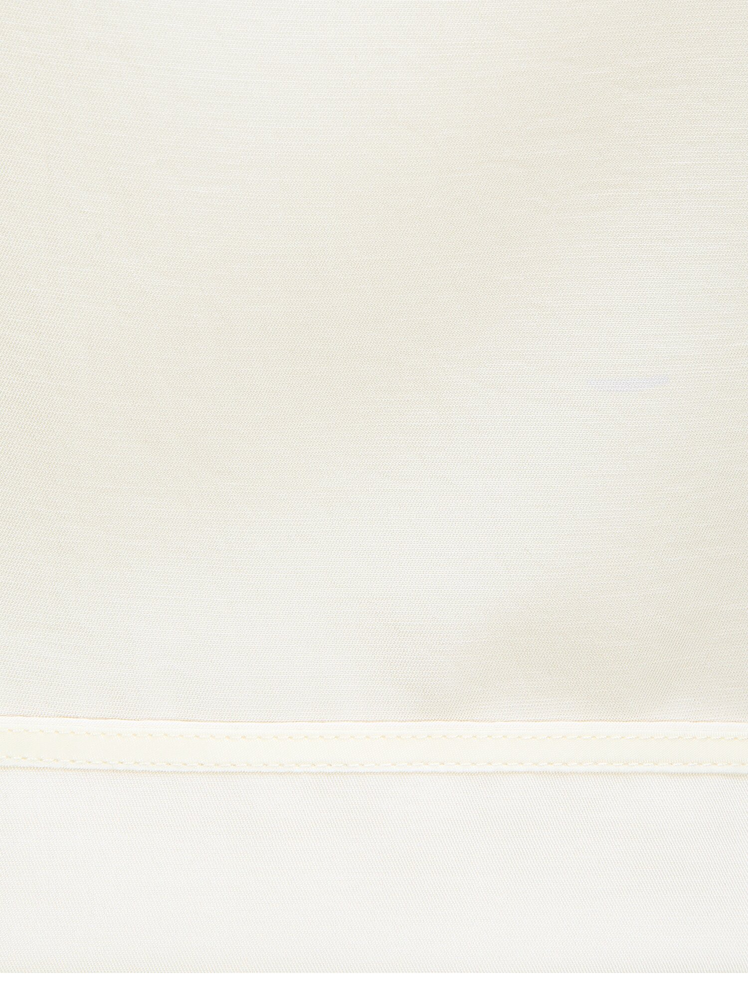 캡 슬리브 라운드넥 블라우스 (IVORY)