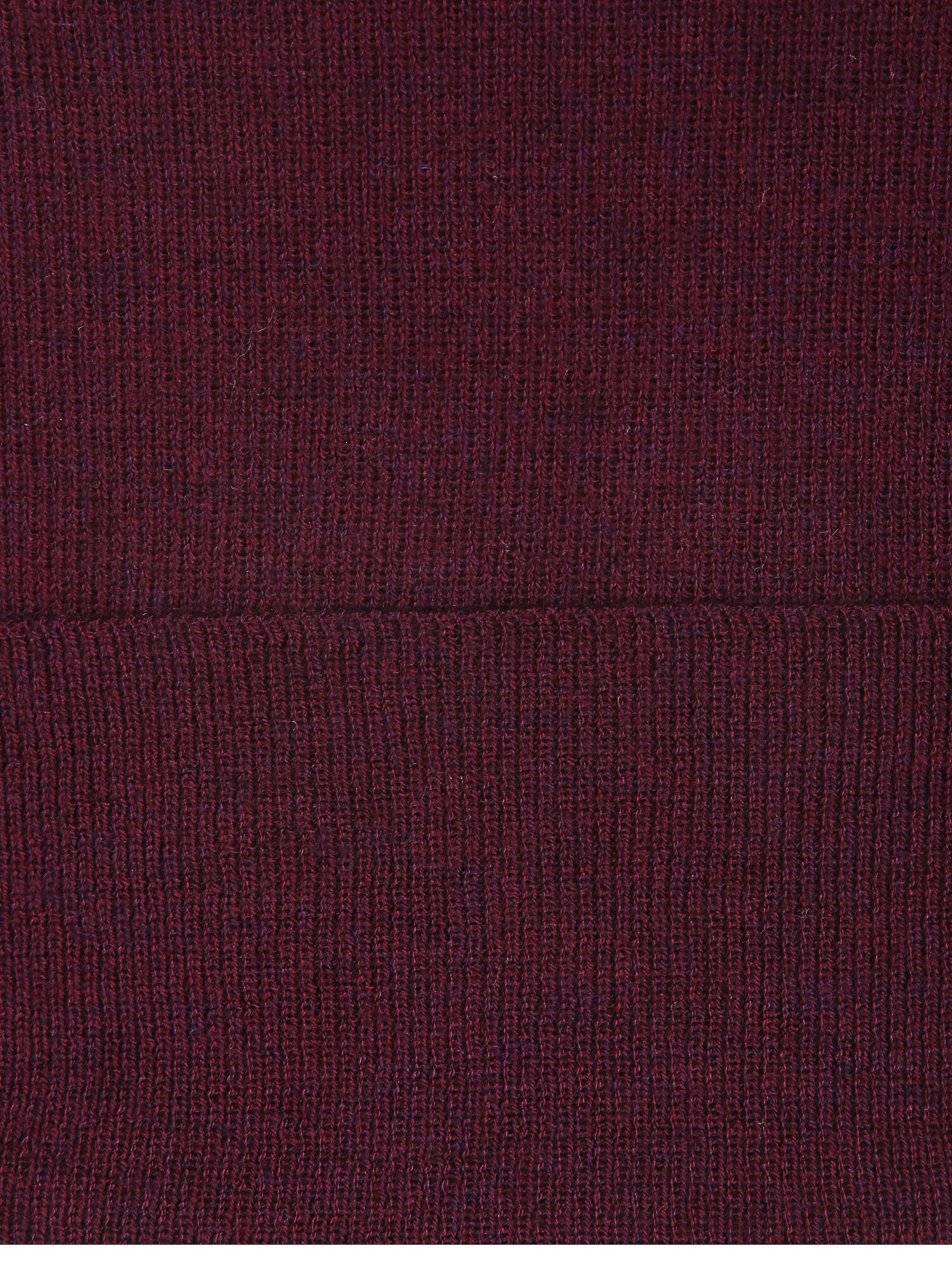 캡 슬리브 라운드넥 풀오버 니트 (BURGUNDY)
