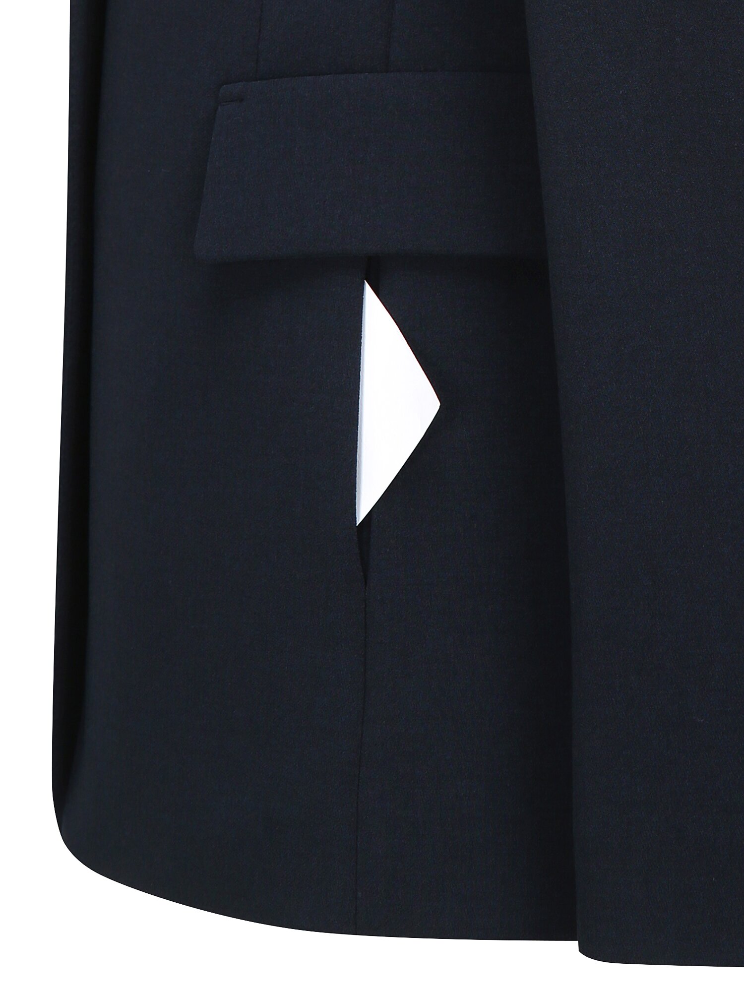 슬림핏 테일러드 투버튼 재킷 (NAVY)