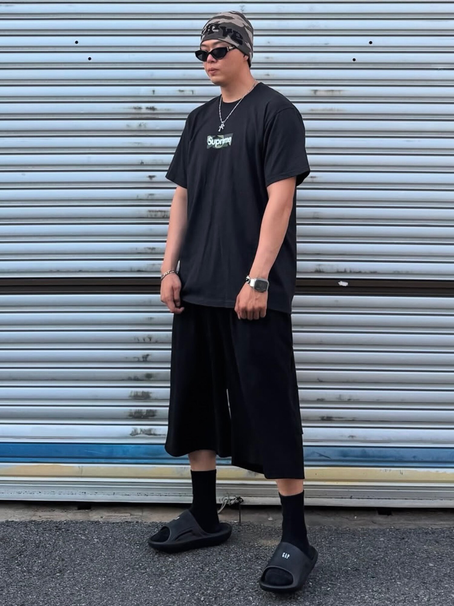 GAP 리드 슬라이드 블랙