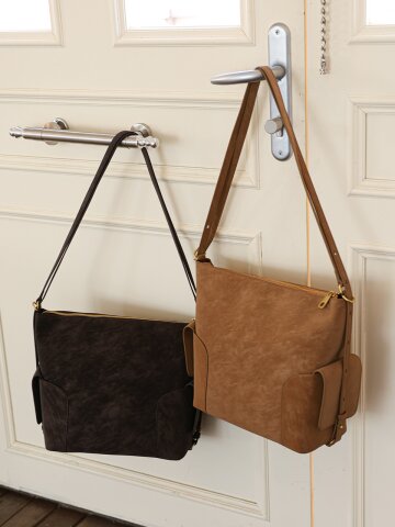 PM_Soft saddle suede bag_2color