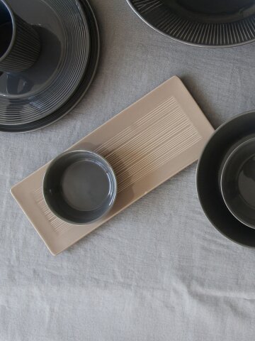 벨류세라믹 모노톤 생선접시