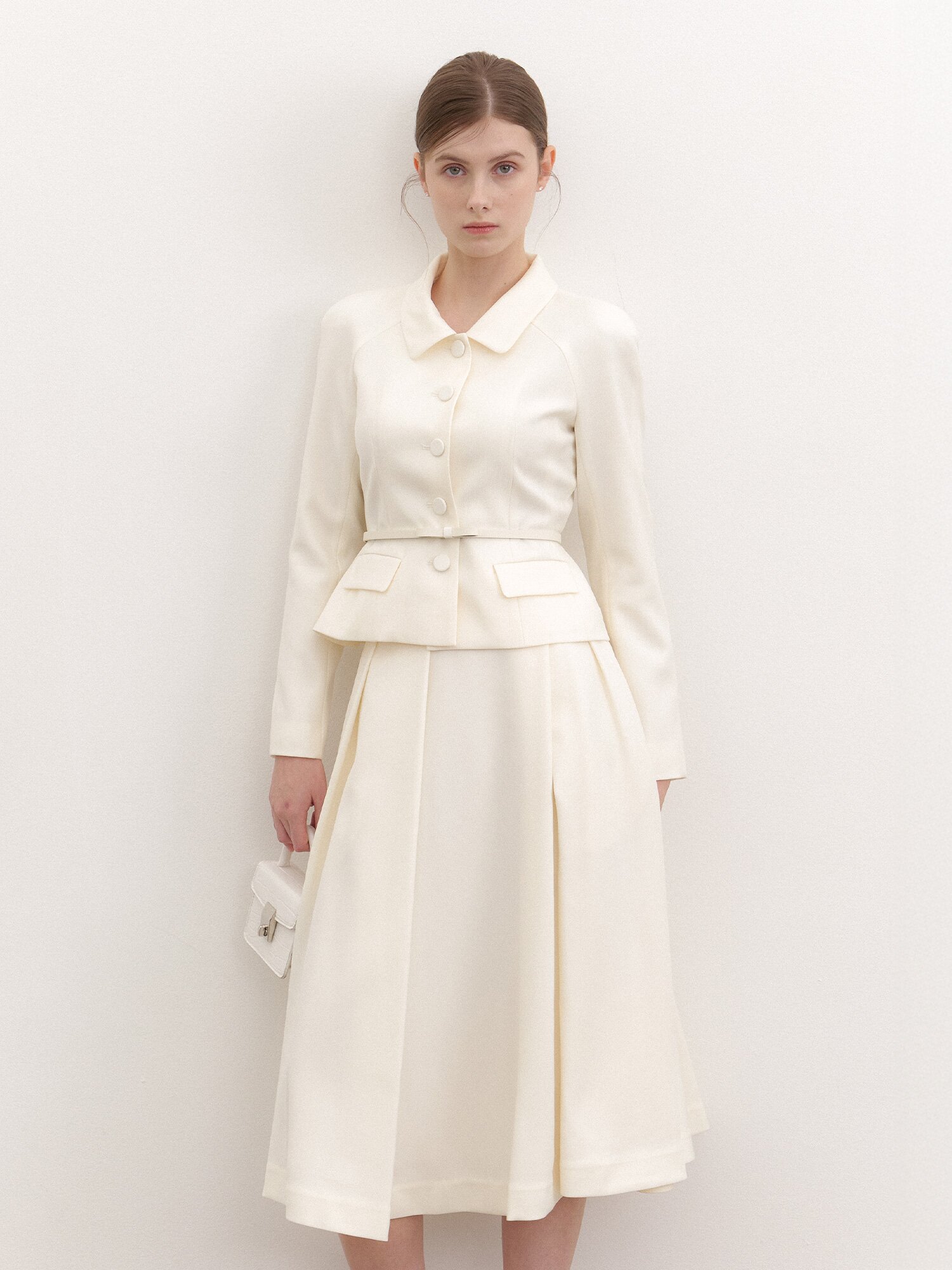 Raglan-sleeve Jacket(벨트 제공) / Ivory(3color)