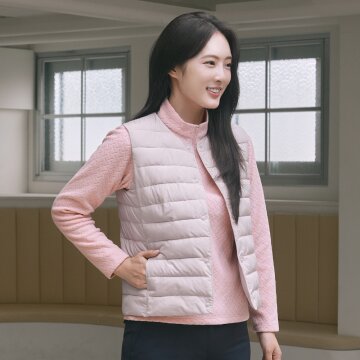 PWX Q325-6451-53 여성 경량 패딩베스트
