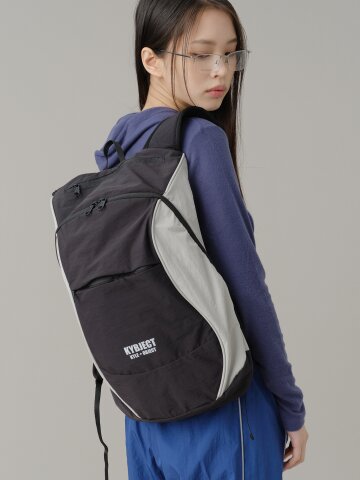 세이버 플랫 백팩 그레이