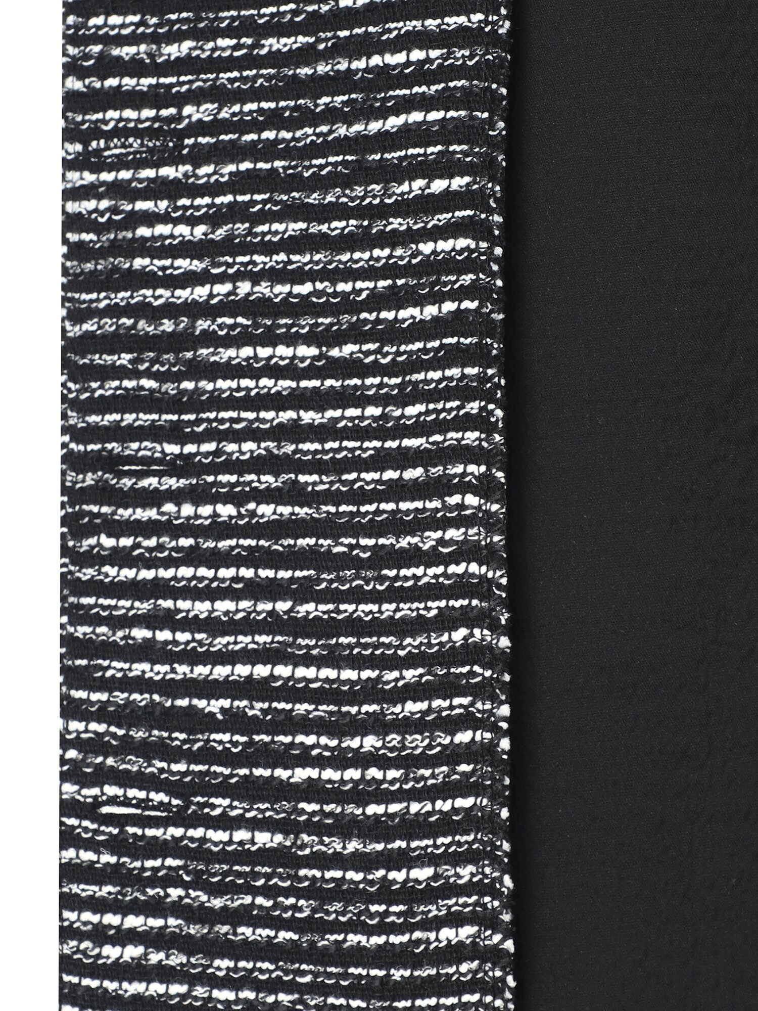 라운드넥 자카드 크롭 재킷 (BLACK)