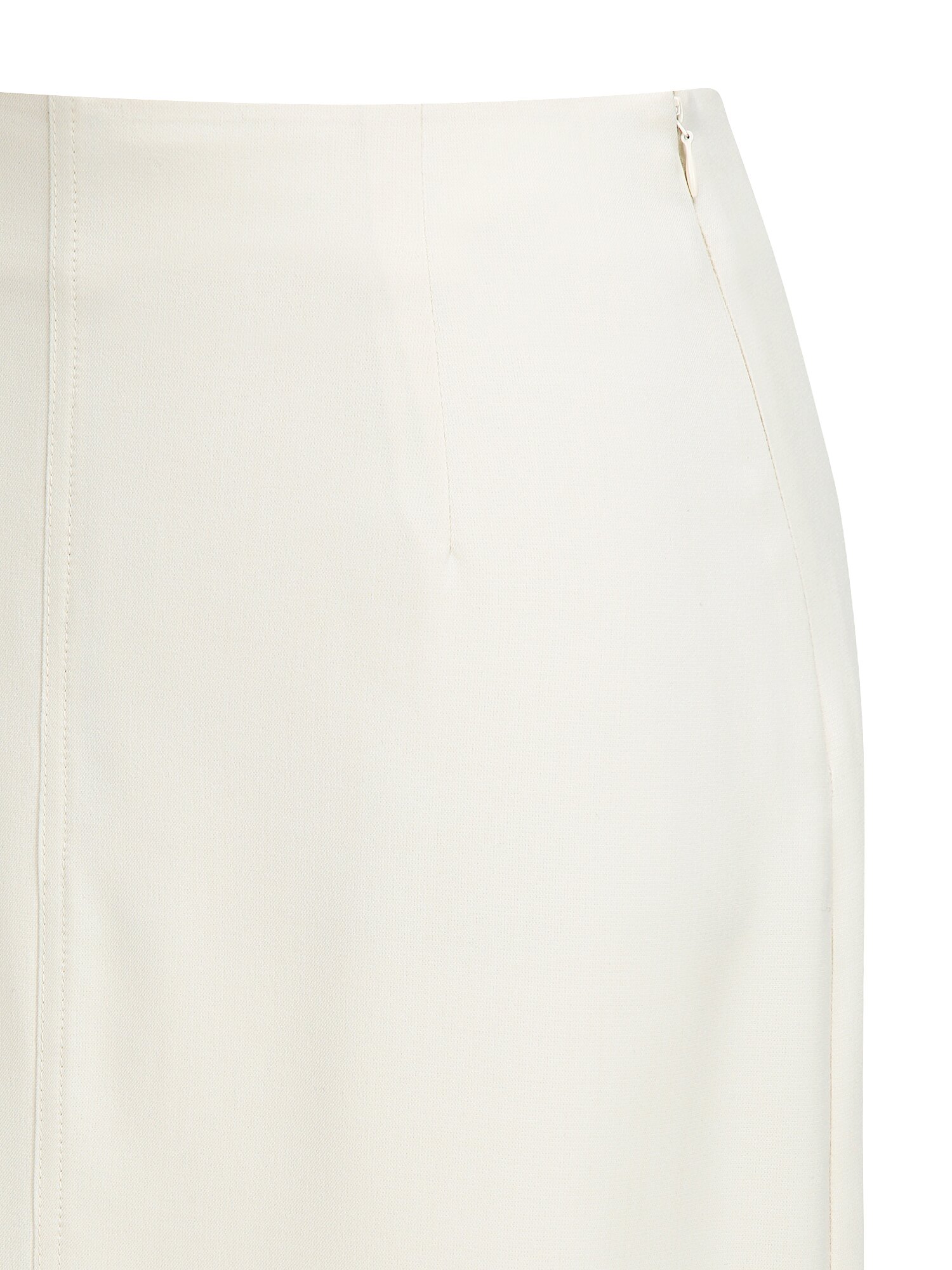 언밸런스 슬릿 머메이드 스커트 (BEIGE)