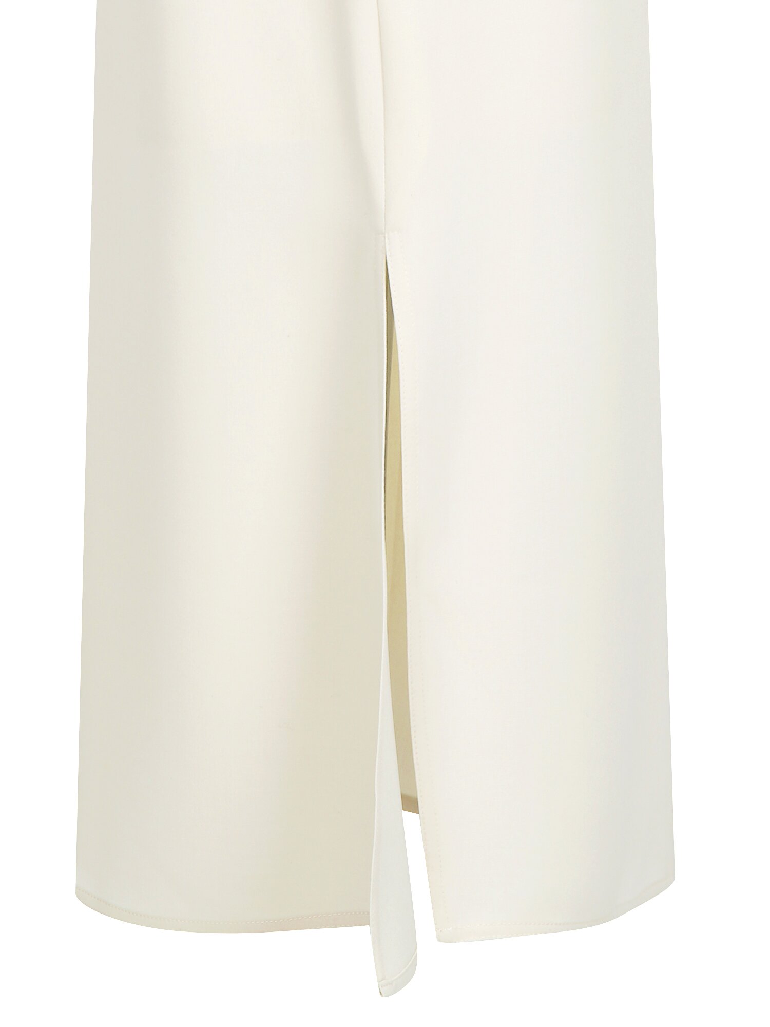 언밸런스 슬릿 머메이드 스커트 (BEIGE)