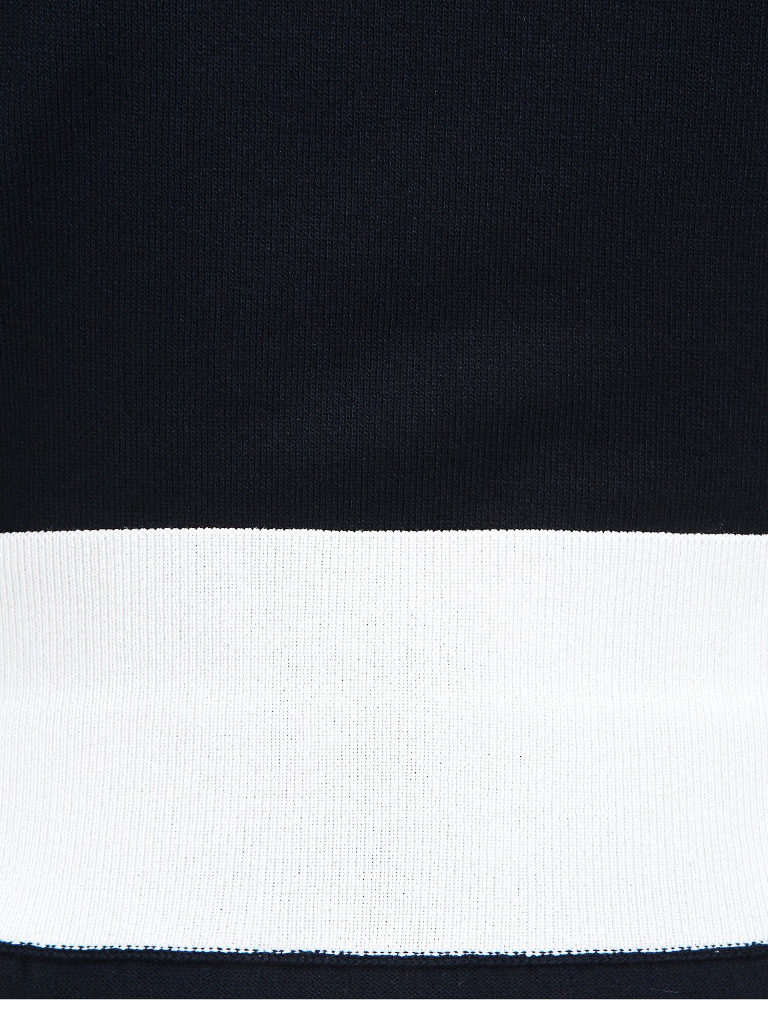 배색 칼라 레이어 풀오버 니트 (NAVY)