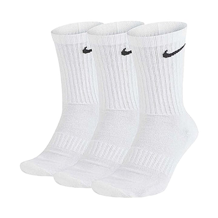 NIKE 나이키 에브리데이 쿠션 크루 삭스 화이트 3PACK