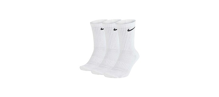 NIKE 나이키 에브리데이 쿠션 크루 삭스 화이트 3PACK