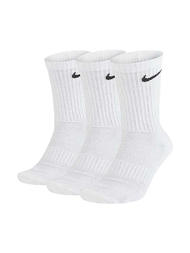 NIKE 나이키 에브리데이 쿠션 크루 삭스 화이트 3PACK