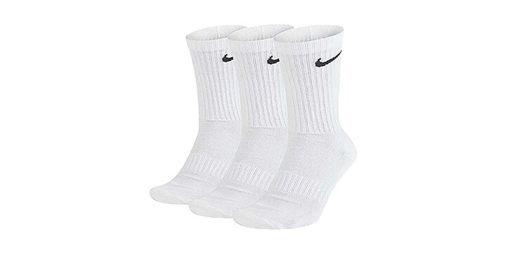 NIKE 나이키 에브리데이 쿠션 크루 삭스 화이트 3PACK