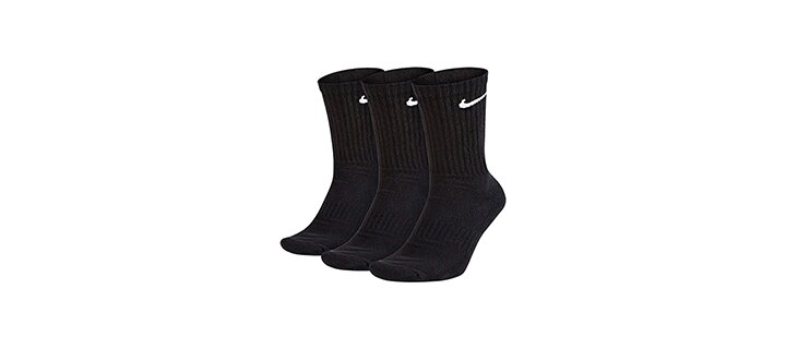 NIKE 나이키 에브리데이 쿠션 크루 삭스 블랙 3PACK